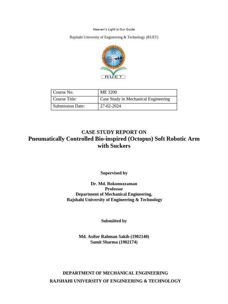 Final | PDF | Robotics | Actuator