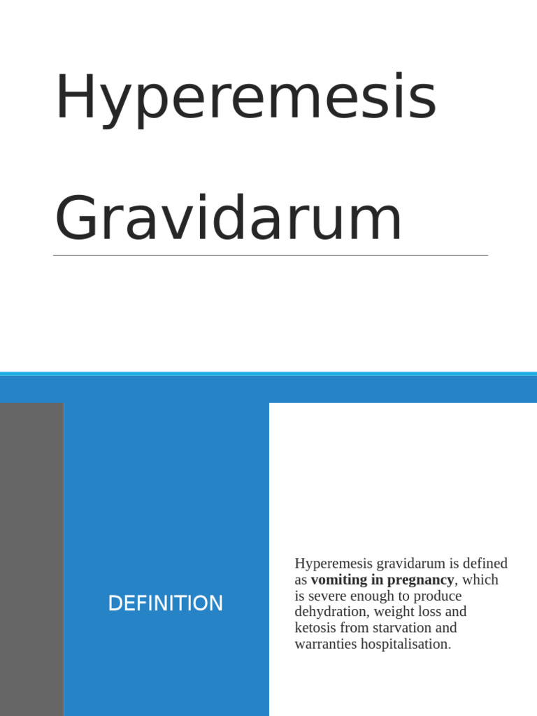 Hyperemesis | PDF | Ketosis | Medical Specialties
