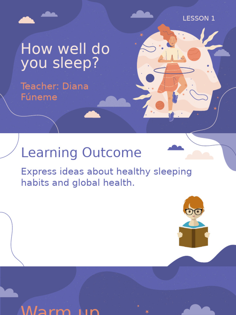 Lesson 1 - How Well Do You Sleep | PDF | Vocabulary | Adverb