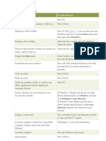 General Keyboard Shortcuts