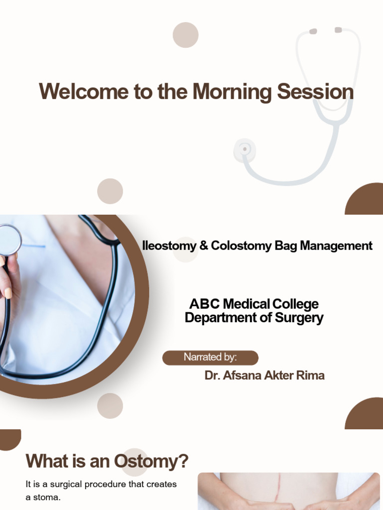 Ileostomy & Colostomy Bag Management | PDF | Digestive System ...