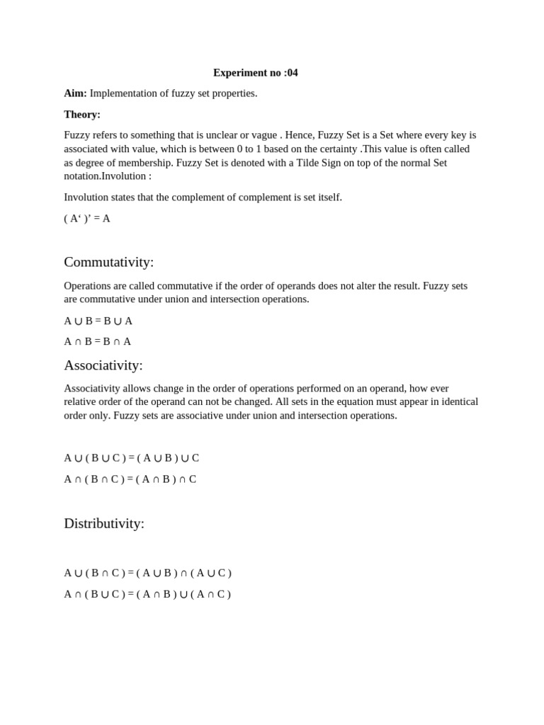 Experiment n 4 Ds | PDF