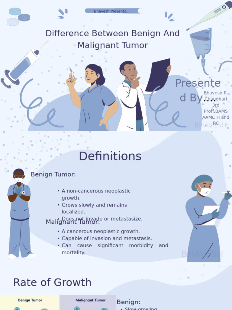 Difference Between Benign and Malignant Tumor | PDF | Metastasis | Cancer