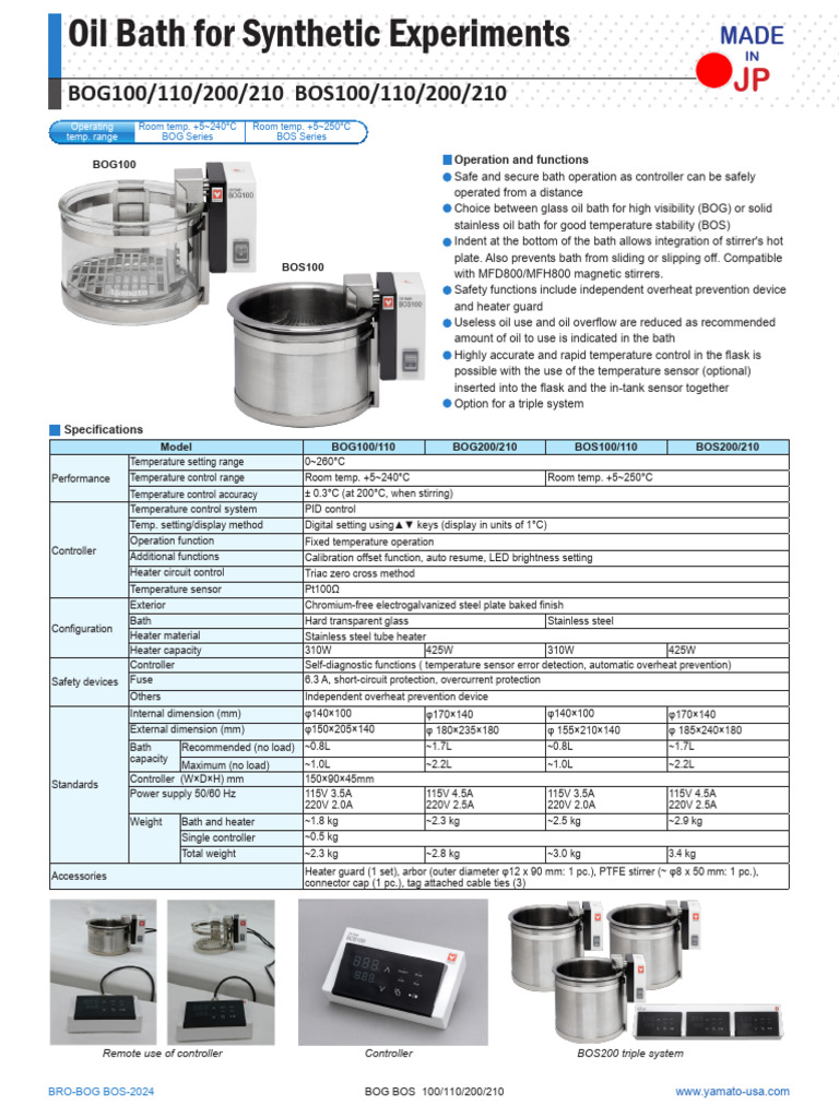 Spec-Sheet BOG BOS Series | PDF | Mains Electricity | Manufactured Goods