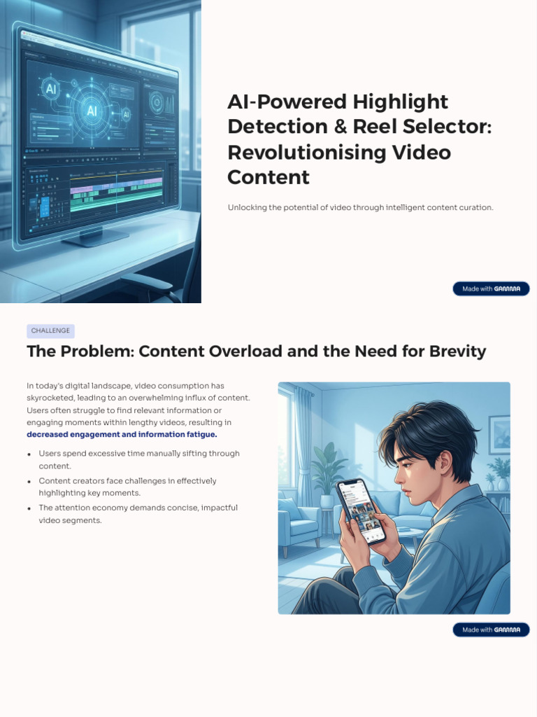 AI Powered Highlight Detection and Reel Selector Revolutionising Video ...