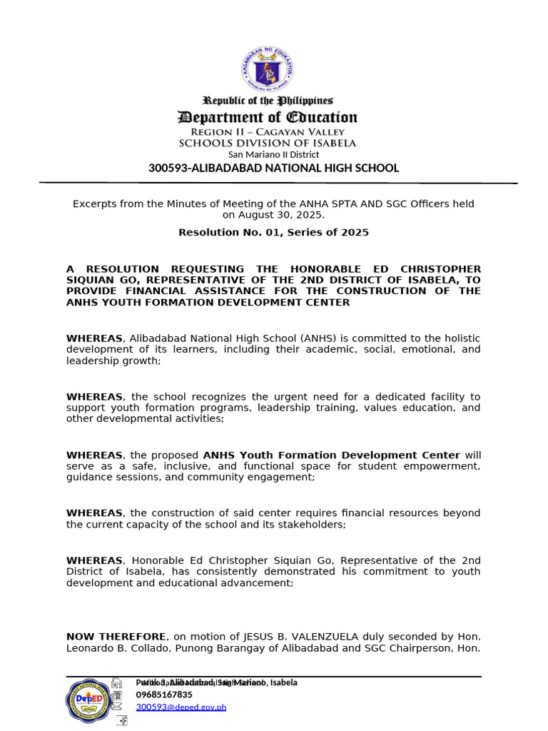 Resolution Building | PDF