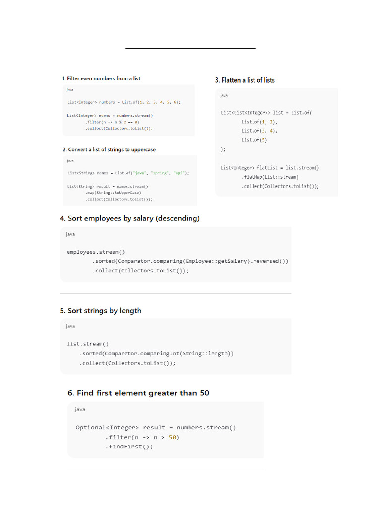 Self Prepared Streams Coding | PDF