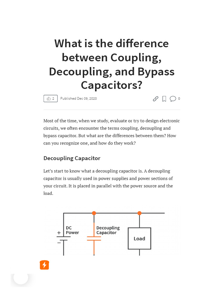 What Is The Difference Between Coupling, Decoupling, and Bypass ...