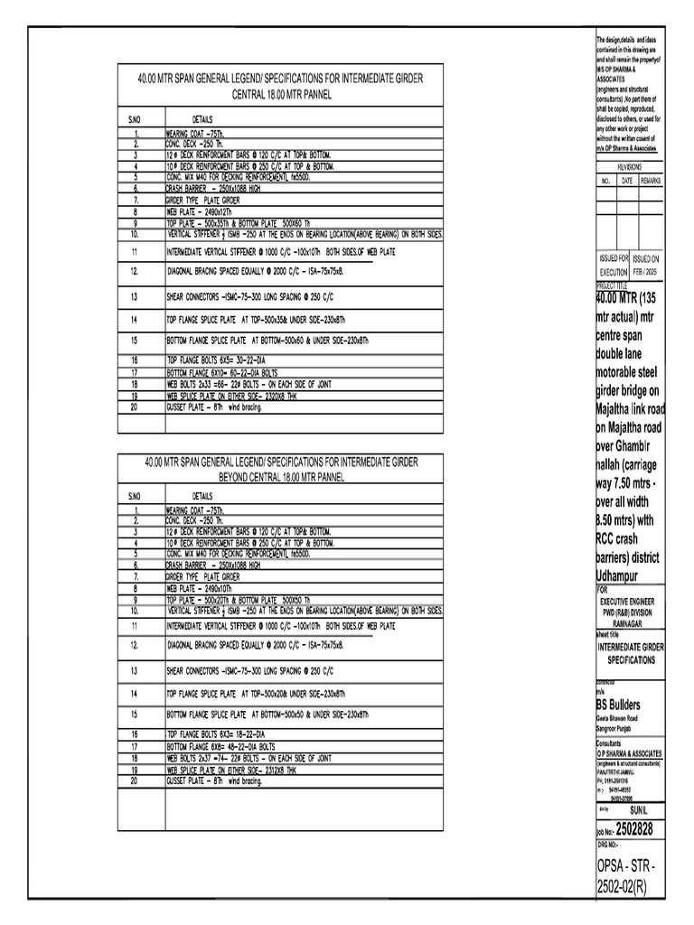 135 Mtr (40 Mtr) Cent Double Lane (02-r) | PDF