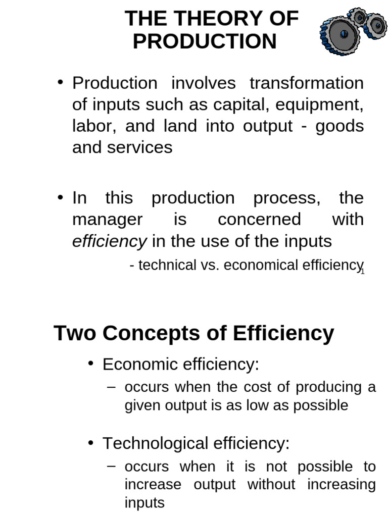 Production Slides (F) | PDF | Long Run And Short Run | Production Function