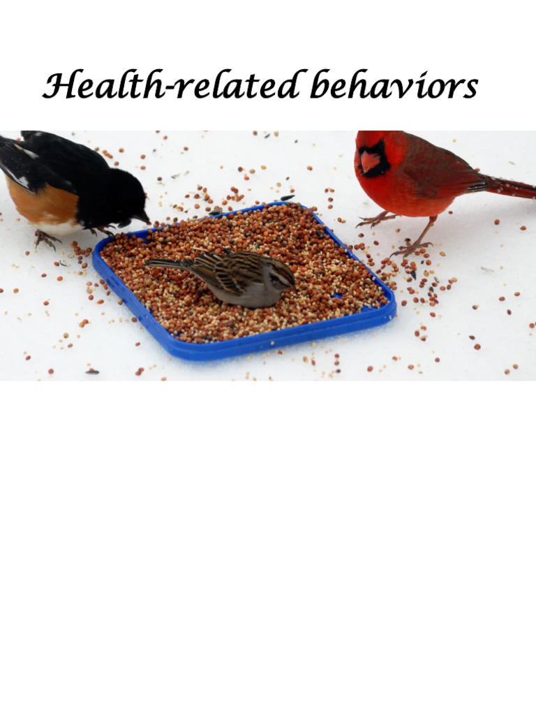 3 - Health-Related Behaviors | PDF | Behavior | Preventive Healthcare