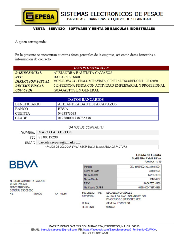 DATOS GENERALES | PDF