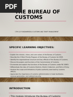 Bureau of Customs Organizational Chart 2023 | PDF