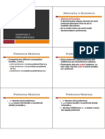 Econ 102 Chapter 3 - Preferences