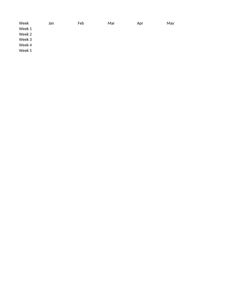 Weekly Tracker Reading | PDF