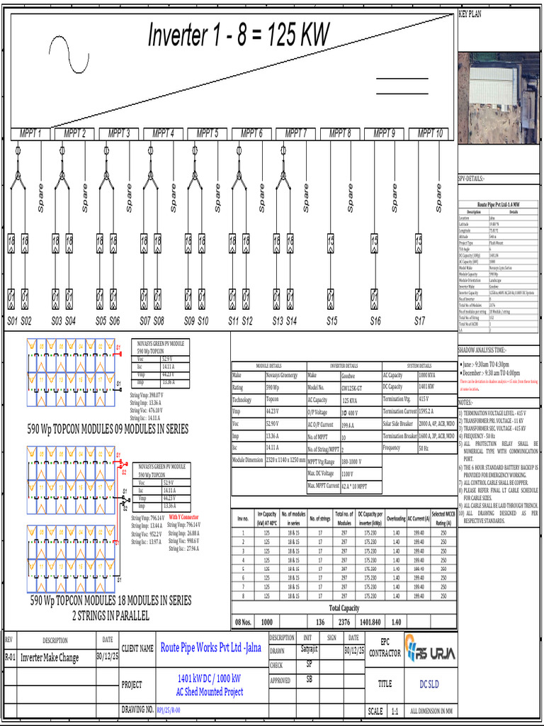 Route Pipe - DC Sld-1400 Kwdc-2mw DC Updated | PDF | Physical ...