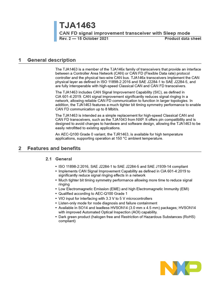 Tja 1463 | PDF | Electrical Engineering | Computer Engineering