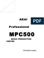Akai MPC500 Manuál - Česky