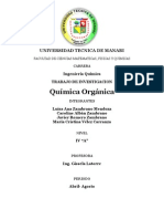 Química Orgánica: Universidad Tecnica de Manabi