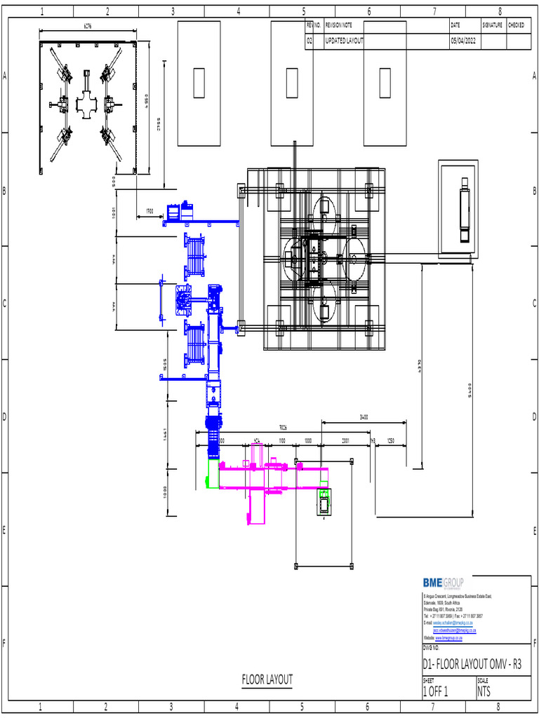 d1 - Plant Layout - r2-d1-V0-Floor Layout r3 | PDF