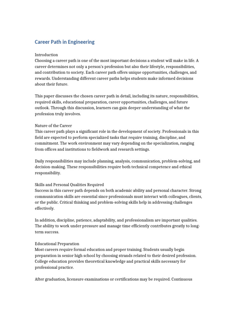 FINAL Engineering 3pages | PDF | Skill | Psychological Resilience