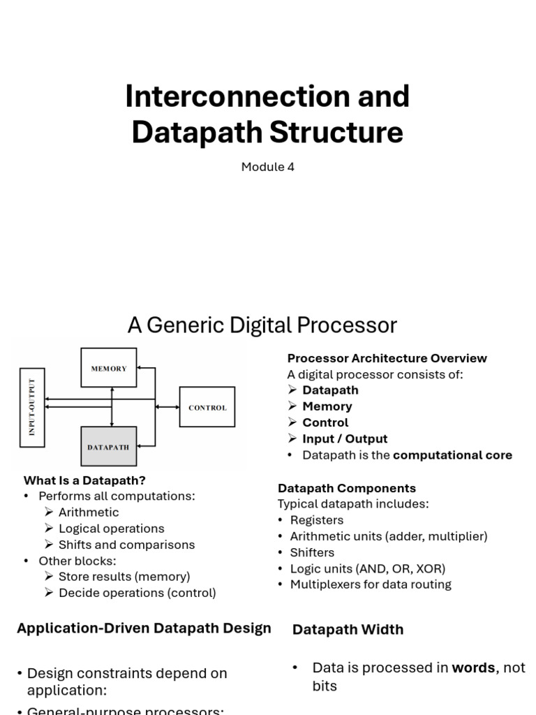 Module 4 PDF | PDF | Logic Gate | Central Processing Unit