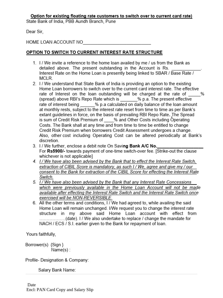02 New Int Concession Form | PDF | Interest | Banks