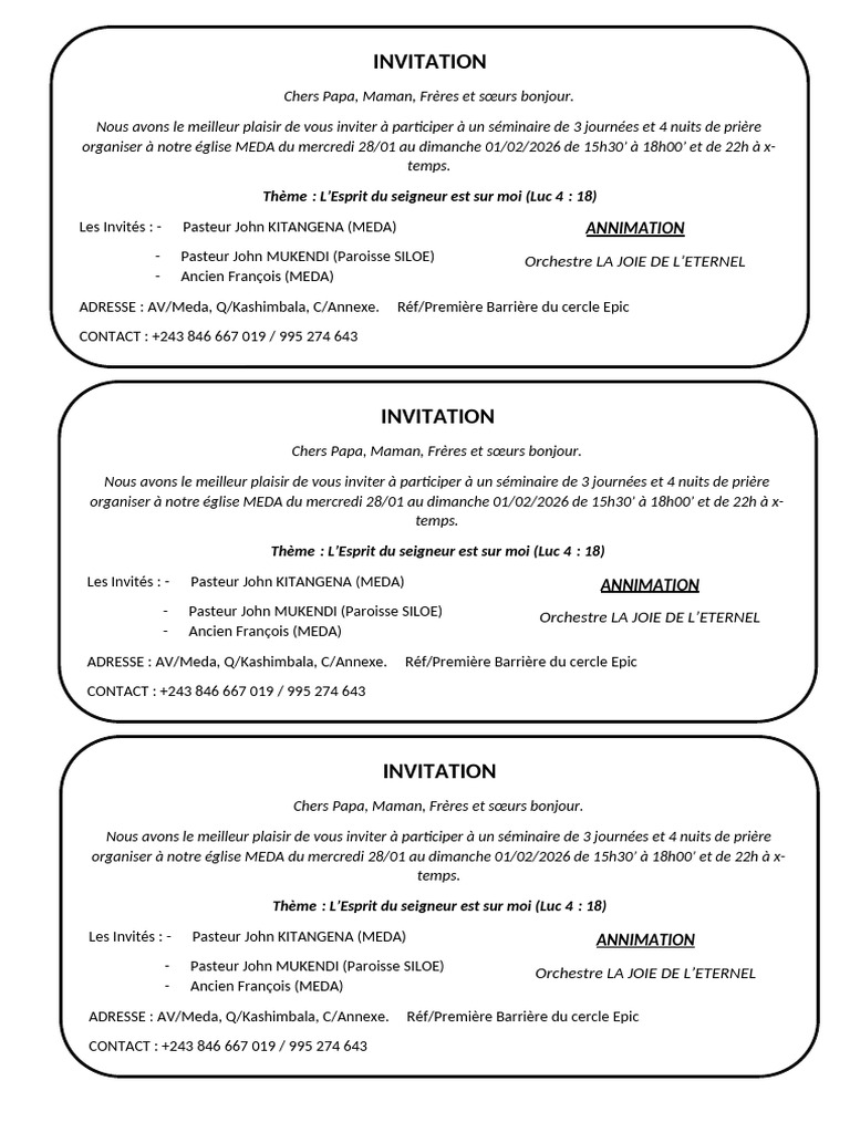 Invitation | PDF