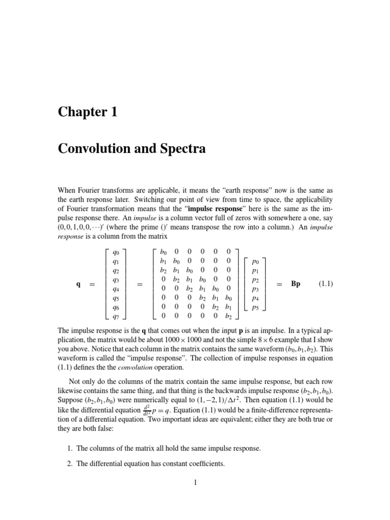 Convolution and Z-Transforms Explained | PDF | Spectral Density ...