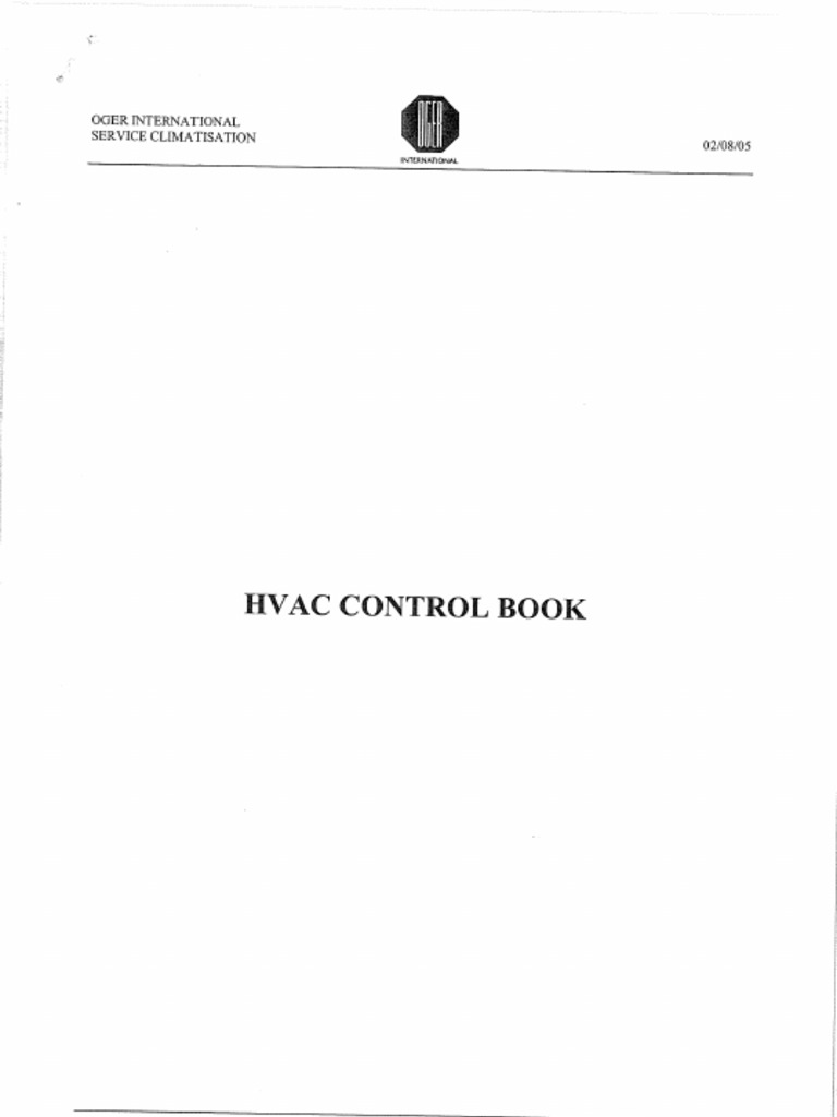 Hvac Control Book PDF