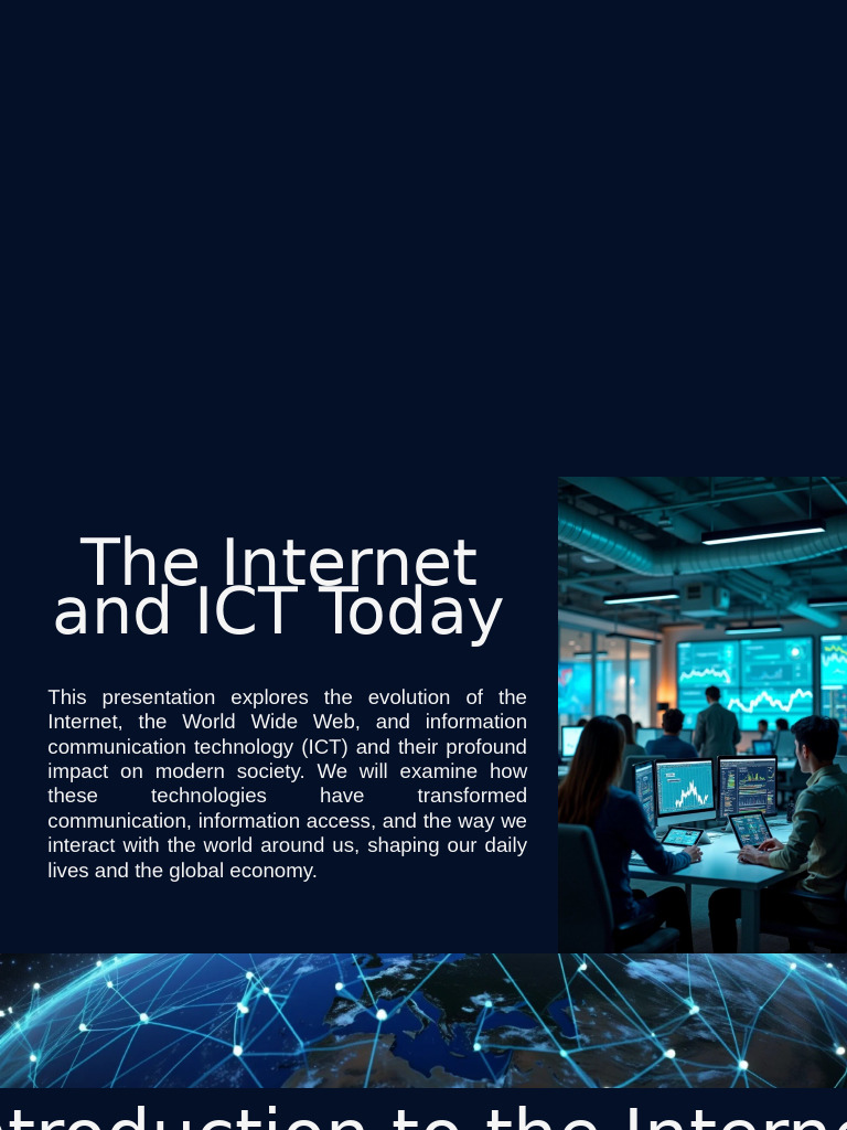 Lesson 1 The Internet and ICT Today | PDF | Internet | World Wide Web