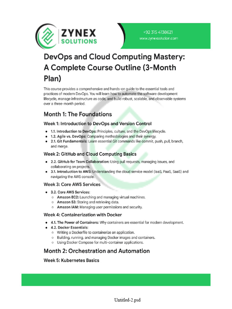 DevOps Outline | PDF