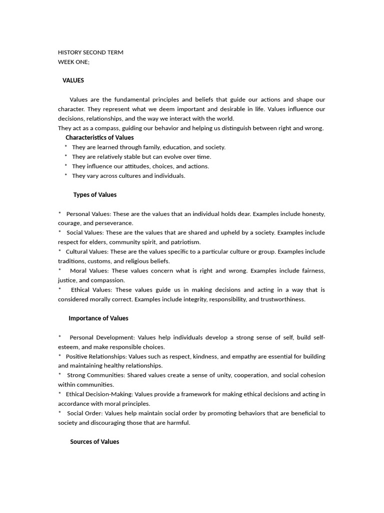 Classnotes Student 18138781874 Sossecondtermjss2note | PDF | Value ...