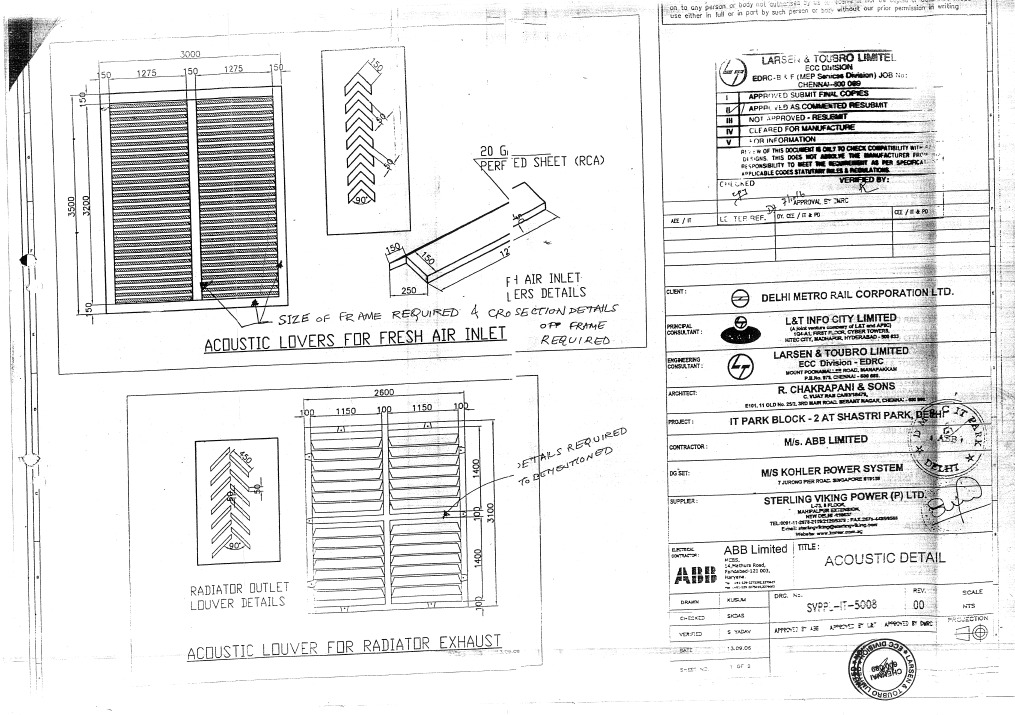 Acoustic Louvers Details | PDF | Foreign Language Studies | Home & Garden