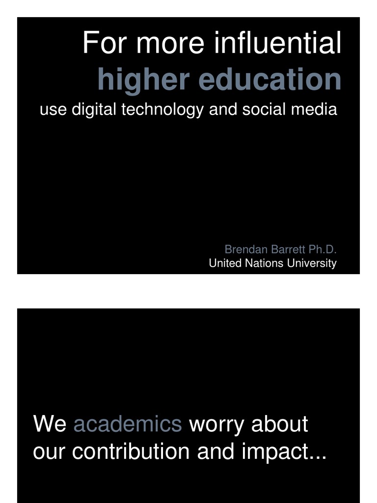 Embracing Social Media in Higher Ed | PDF | Social Media | Popular ...