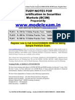 Bse Certification in Securities Markets. Mock Test at WWW - Modelexam.in