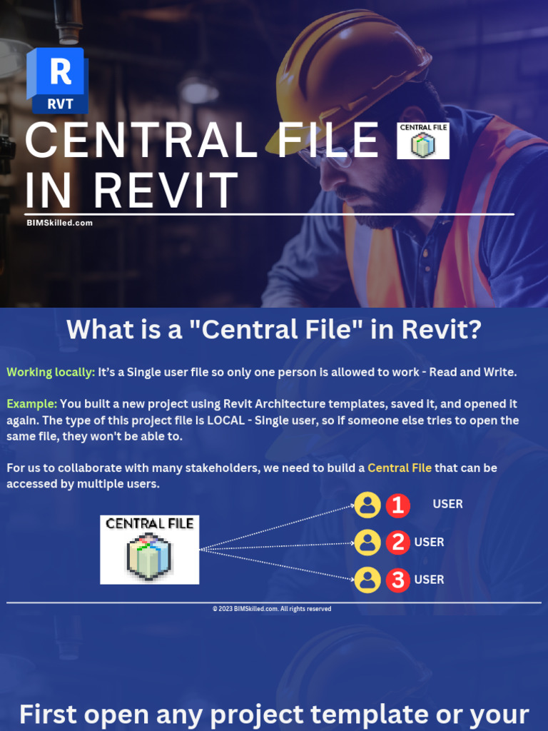 How To Create Central File in Revit! | PDF | Autodesk Revit | Software