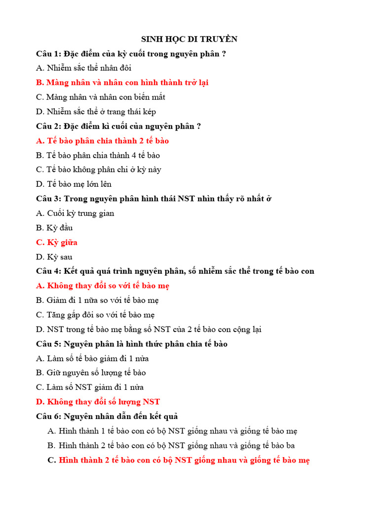 ĐỀ ÔN SHDT 2 | PDF
