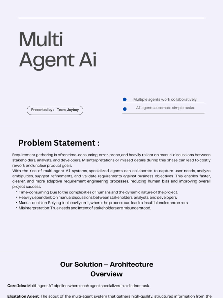 MUlti Agent Ai | PDF