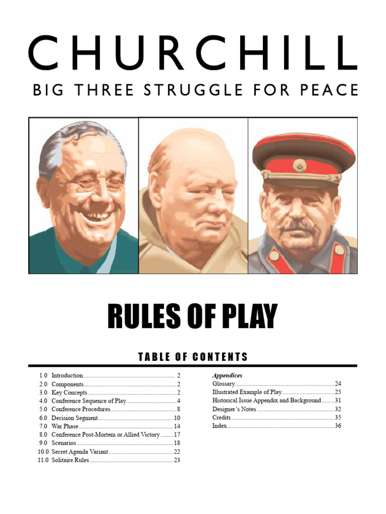 Churchill Rules Final | PDF | Winston Churchill | Allies Of World War II