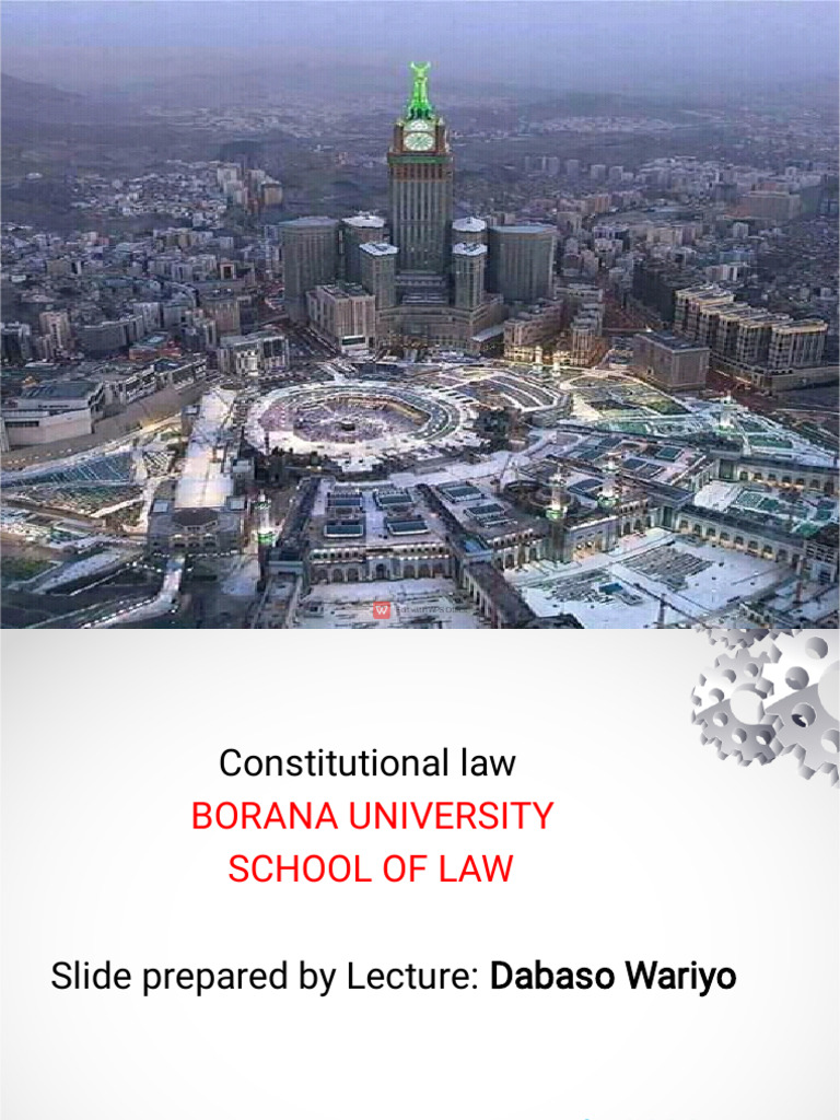 Const Law (Dabso) | PDF | Rule Of Law | Sovereignty