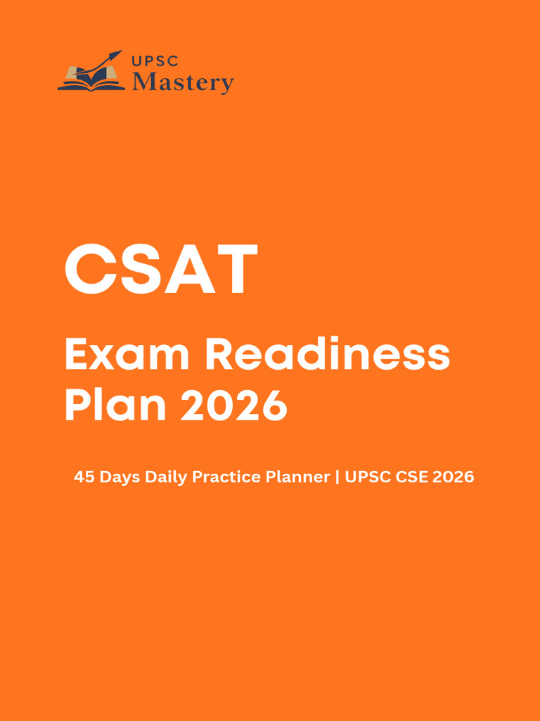 CSAT Exam Readiness Plan | PDF | Mathematics | Discrete Mathematics