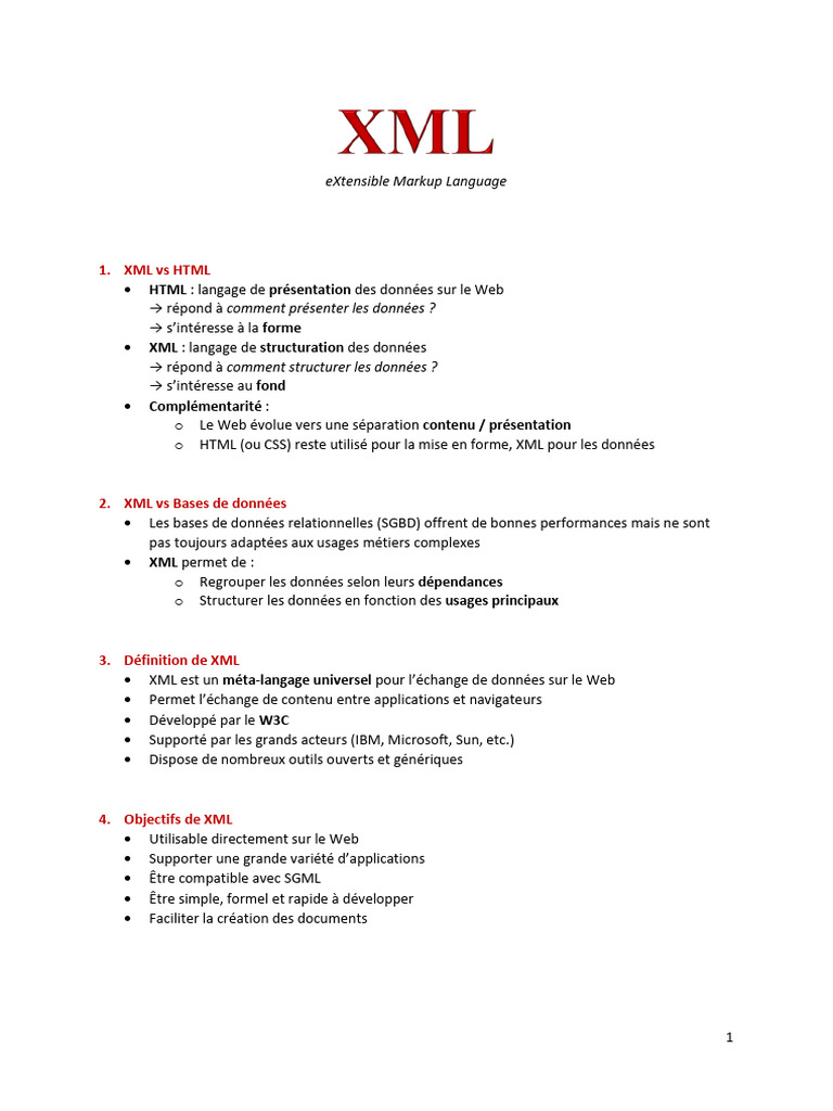 Résumé Services Web | PDF | XML | Service web