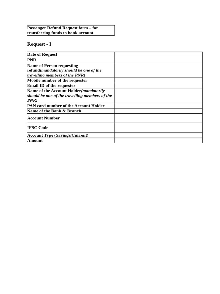 NEFT Form | PDF