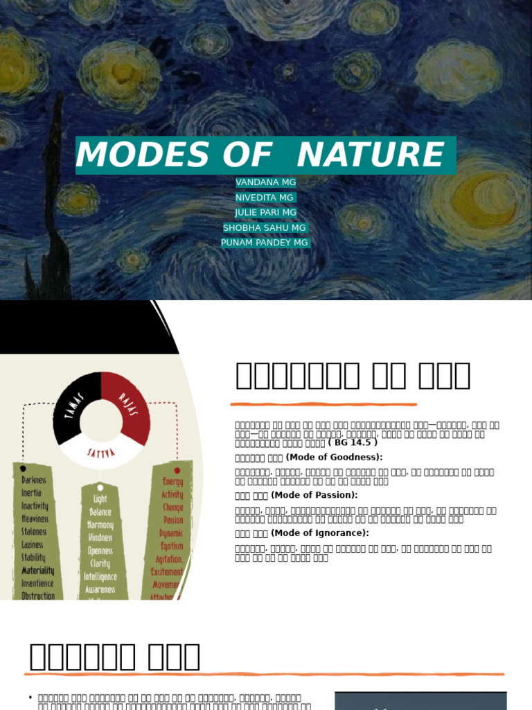 Modes of Nature | PDF