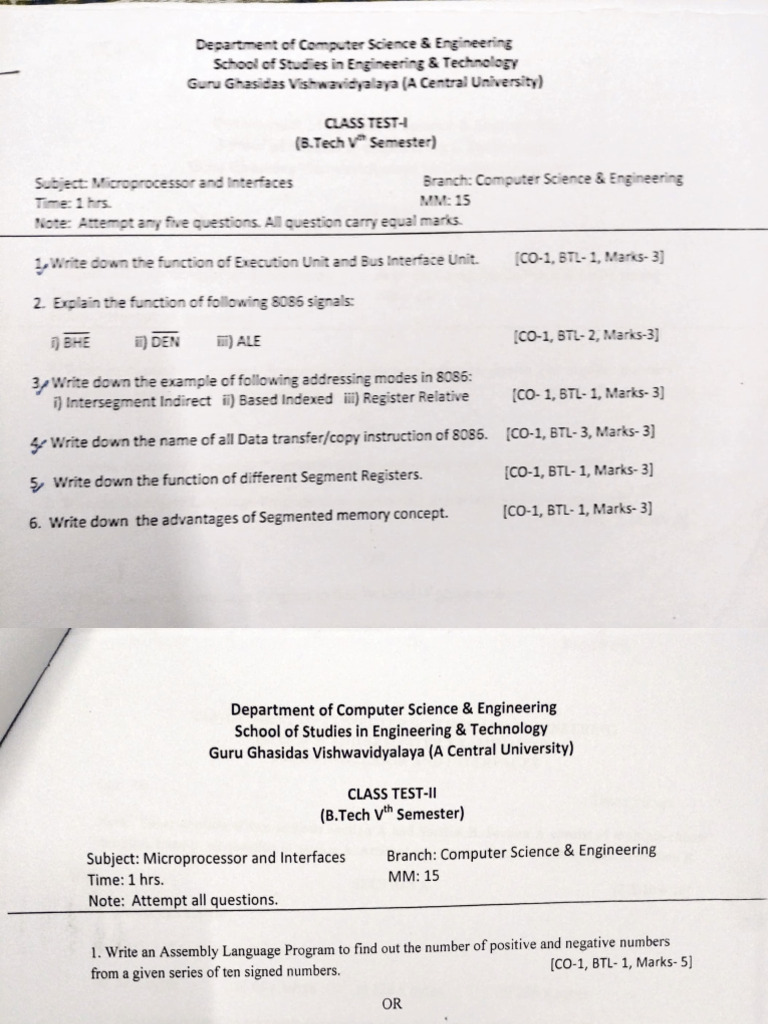 Microprocessor and Interfaces | PDF | Microcontroller | Random Access ...