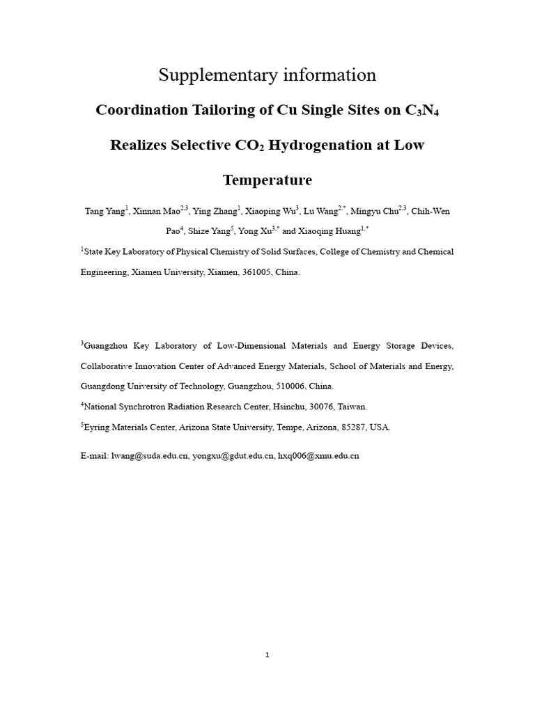 Review Paper of CO2 To Methanol | PDF | Atoms | In Situ