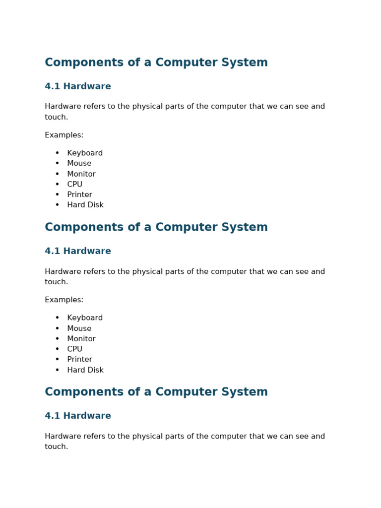 What is a Computer 4 | PDF | Computer Hardware | Computer Keyboard