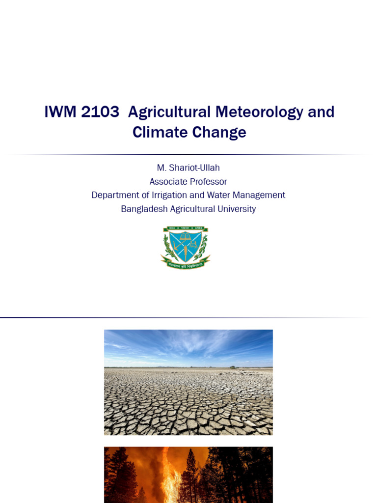 Meteorology Introduction | PDF | Agriculture | Meteorology