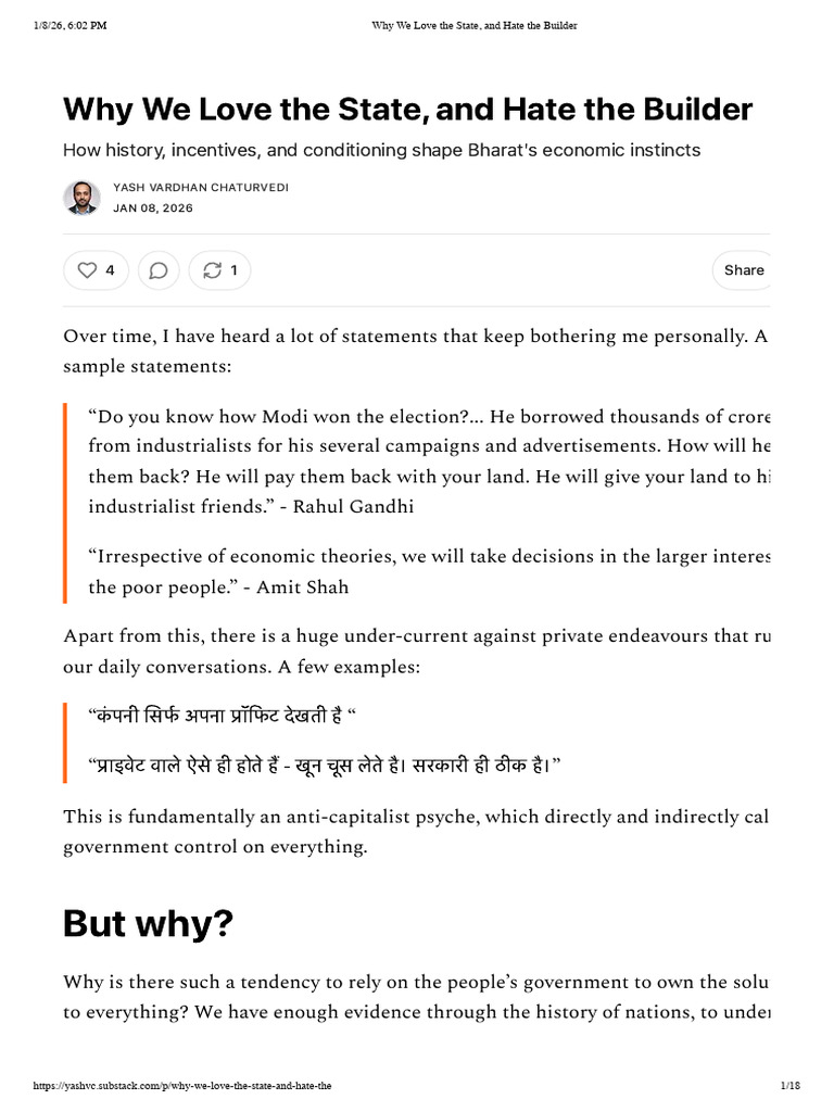 Why We Love the State & Hate the Builder PDF